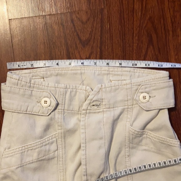 Free People Alpha Utility Denim Mini Skirt Size 0 - Picture 10 of 12